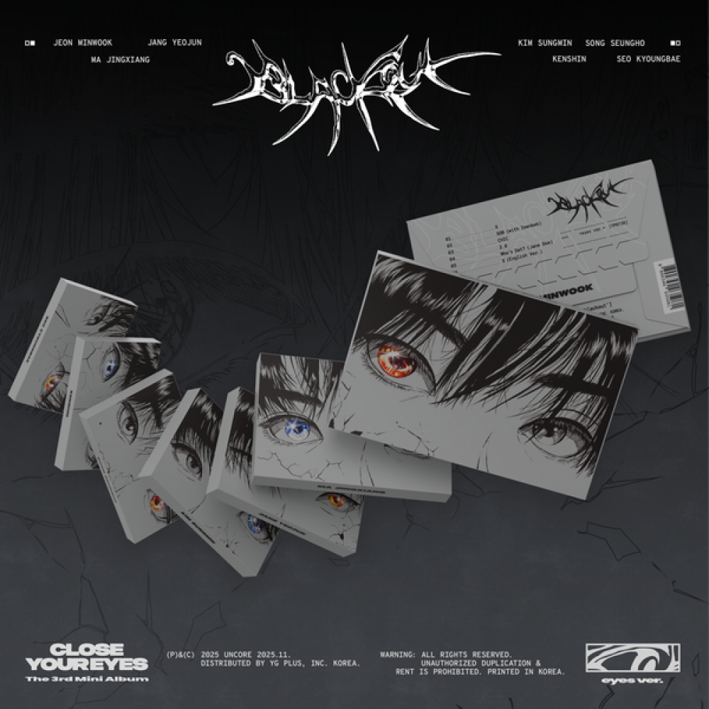 PRE-ORDER] CLOSE YOUR EYES 3RD MINI ALBUM 'BLACKOUT' - EYES